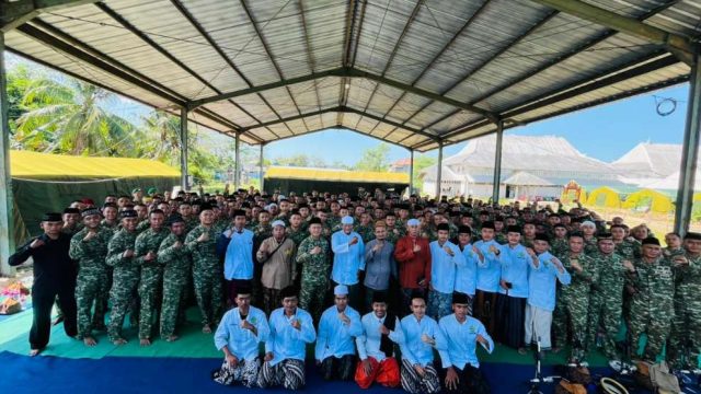 Peringati Tahun Baru Islam 1448 H, Danyonif TP 931/KJ Ajak Prajurit Hijrah Menuju Indonesia Maju dan Berdaulat
