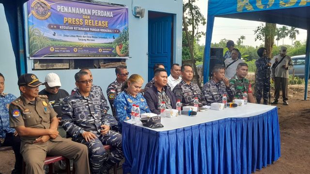 Penanaman Perdana dan Press Release, Kodaeral I TNI AL Perkuat Ketahanan Pangan Tanjung Morawa.