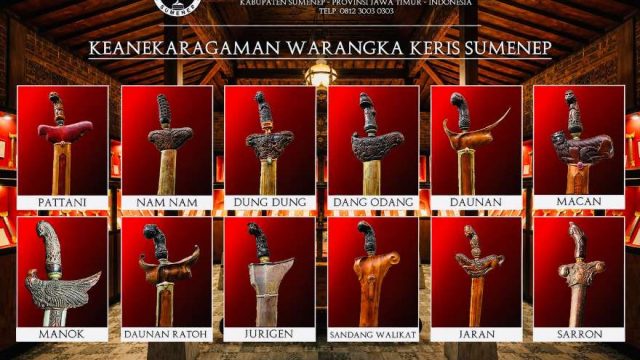 Helmi Art Museum Sumenep Kenalkan 12 Keanekaragaman Warangka Keris Madura, Simbol Sejarah dan Identitas Budaya
