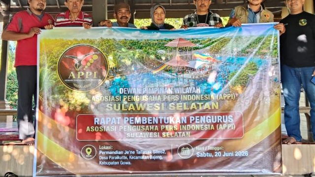 Kanda Ali Pimpin APPI Sulsel, Fokus Perkuat Pengusaha Pers hingga Tingkat Kabupaten
