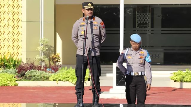 Apel Siaga Digelar, Polres Sumenep Pastikan Peringatan 1 Suro Agung Berjalan Aman