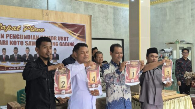 PPWN Koto Sawah Resmi Menetapkan Eko Saputra Sebagai Calon Nomor Urut Tiga