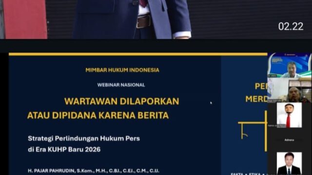 Wartawan Dilaporkan atau Dipidana karena Berita, Mimbar Hukum Indonesia Bedah Strategi Perlindungan Hukum Pers di Era KUHP Baru