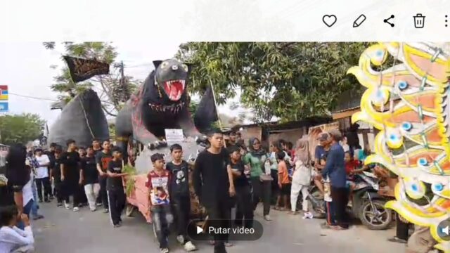Ribuan Warga Desa Kesugengan Kidul Meriahkan Karnaval dan Haul ke-105 Nyimas Gandasari