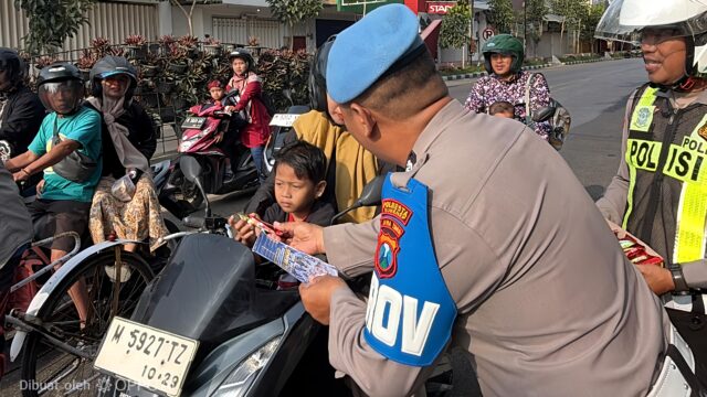 Gencarkan Edukasi Ops Patuh 2026, Pengendara Diingatkan Soal Keselamatan oleh Satlantas Polresta Sumenep